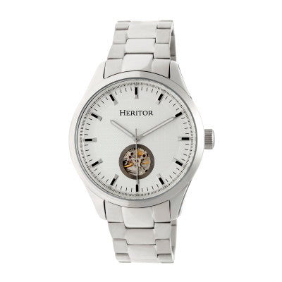 Heritor Automatic Crew Semi-Skeleton Men's Watch - HERHR7001