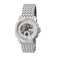 Load image into Gallery viewer, Heritor Automatic Conrad Skeleton Bracelet Watch - Silver - HERHR2501
