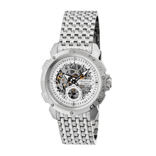 Load image into Gallery viewer, Heritor Automatic Conrad Skeleton Bracelet Watch - Silver - HERHR2501