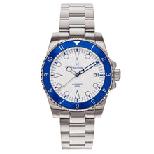 Load image into Gallery viewer, Heritor Automatic Luciano Bracelet Watch w/Date - Blue/White - HERHS1503
