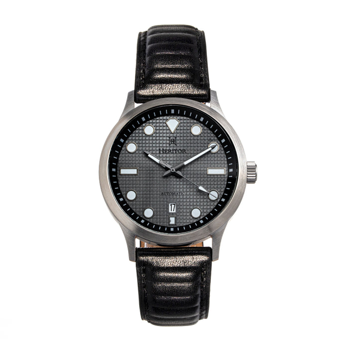 Heritor Automatic Bradford Leather-Band Watch w/Date - HERHS1103