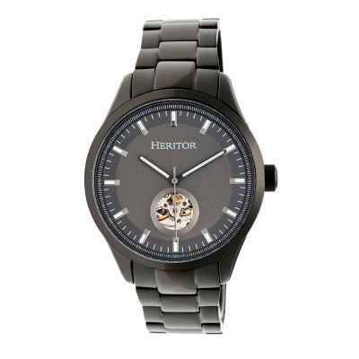Heritor Automatic Crew Semi-Skeleton Men's Watch - HERHR7009