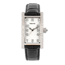 Load image into Gallery viewer, Heritor Automatic Jefferson Leather-Band Watch - Silver/White - HERHR8802