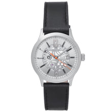 Load image into Gallery viewer, Heritor Automatic Dayne Leather-Band Watch w/Date - Grey/White - HERHS2608
