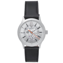 Load image into Gallery viewer, Heritor Automatic Dayne Leather-Band Watch w/Date - Grey/White - HERHS2608