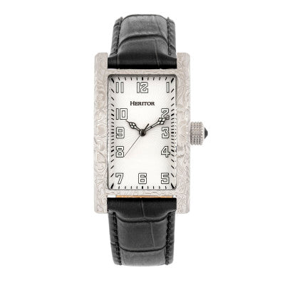 Heritor Automatic Jefferson Leather-Band Watch - HERHR8802