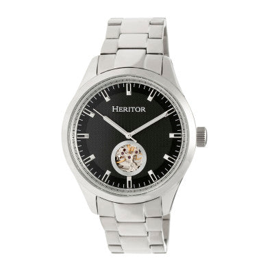 Heritor Automatic Crew Semi-Skeleton Men's Watch - HERHR7002