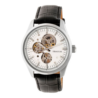 Heritor Automatic Stanley Semi-Skeleton Men's Watch - HERHR6503