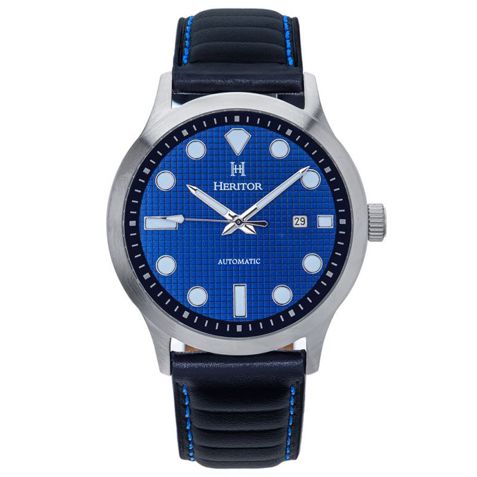 Heritor Automatic Bradford Leather-Band Watch w/Date - HERHS1109