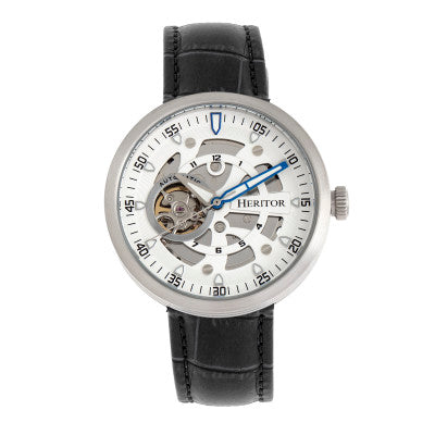 Heritor Automatic Jasper Skeleton Bracelet Watch - HERHR8703