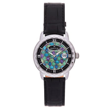 Load image into Gallery viewer, Heritor Automatic Protégé Leather-Band Watch w/Date - Silver/Black - HERHS2901