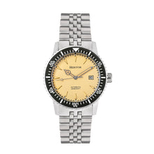 Load image into Gallery viewer, Heritor Automatic Dalton Bracelet Watch w/Date - Crème - HERHS2005