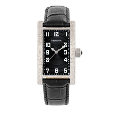 Load image into Gallery viewer, Heritor Automatic Jefferson Leather-Band Watch - Silver/Black - HERHR8801