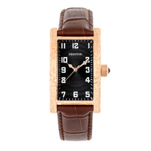 Load image into Gallery viewer, Heritor Automatic Jefferson Leather-Band Watch - Rose Gold/Black - HERHR8803