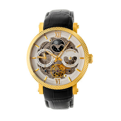 Heritor Automatic Aries Skeleton Dial Men's Watch - HERHR4406
