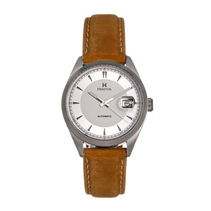 Heritor Automatic Ashton Leather-Band Watch w/Date - HERHS1401