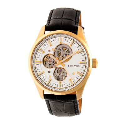 Heritor Automatic Stanley Semi-Skeleton Men's Watch - HERHR6505