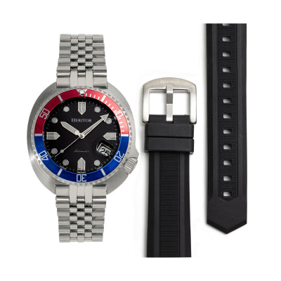 Heritor Automatic Matador Box Set with Interchangable Bands and Date Display - HERHR9303