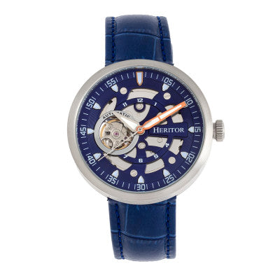 Heritor Automatic Jasper Skeleton Bracelet Watch - HERHR8705