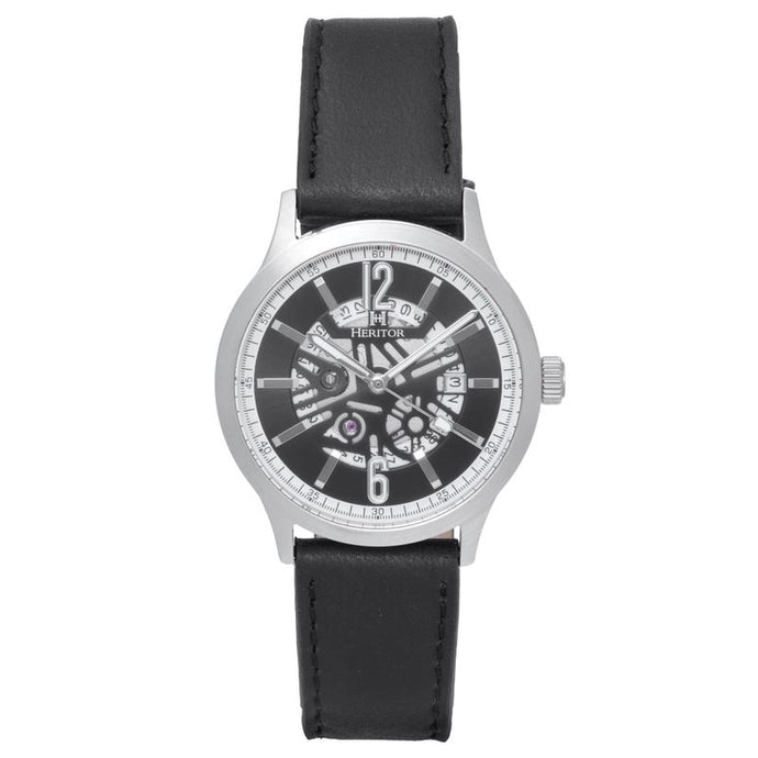 Heritor Automatic Dayne Leather-Band Watch w/Date - HERHS2606