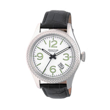 Load image into Gallery viewer, Heritor Automatic Barnes Leather-Band Watch w/Date - Silver - HERHR7101