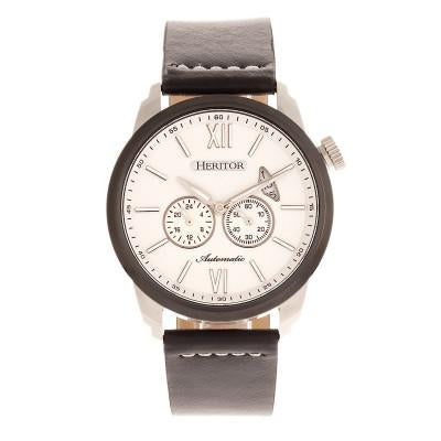 Heritor Automatic Wellington Leather-Band Watch - HERHR8203