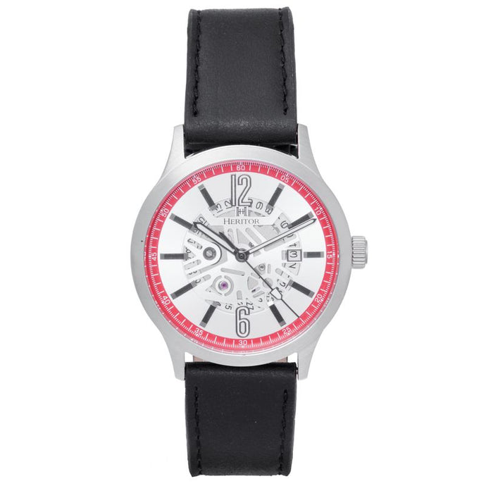 Heritor Automatic Dayne Leather-Band Watch w/Date - HERHS2604