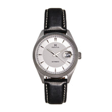 Load image into Gallery viewer, Heritor Automatic Ashton Leather-Band Watch w/Date - White/Black - HERHS1402