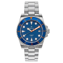 Load image into Gallery viewer, Heritor Automatic Luciano Bracelet Watch w/Date - Navy - HERHS1502
