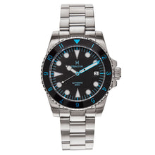 Load image into Gallery viewer, Heritor Automatic Luciano Bracelet Watch w/Date - Black/Blue - HERHS1504