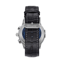 Load image into Gallery viewer, Heritor Automatic Apostle Leather Band Watch w/ Day-Date - Black/Blue- HERHS2701
