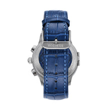 Load image into Gallery viewer, Heritor Automatic Apostle Leather Band Watch w/ Day-Date - Blue/Blue- HERHS2702