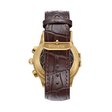 Load image into Gallery viewer, Heritor Automatic Apostle Leather Band Watch w/ Day-Date - Brown/Gold - HERHS2703