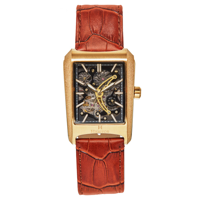 Heritor Automatic Wyatt Skeleton Watch - HERHS3103