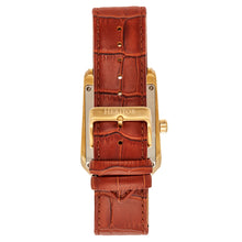 Load image into Gallery viewer, Heritor Automatic Wyatt Skeleton Watch - Gold/Brown - HERHS3103