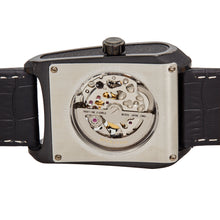 Load image into Gallery viewer, Heritor Automatic Wyatt Skeleton Watch - Black - HERHS3104