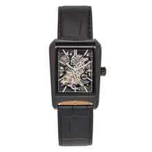 Load image into Gallery viewer, Heritor Automatic Wyatt Skeleton Watch - Black - HERHS3104