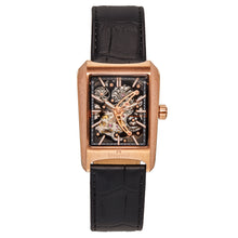 Load image into Gallery viewer, Heritor Automatic Wyatt Skeleton Watch - Gold/Black - HERHS3105