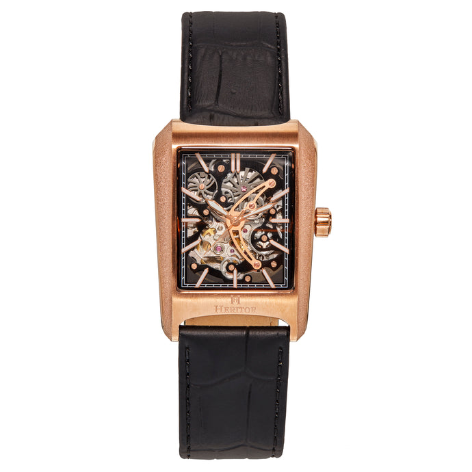Heritor Automatic Wyatt Skeleton Watch - HERHS3105