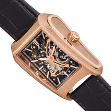 Load image into Gallery viewer, Heritor Automatic Wyatt Skeleton Watch - Gold/Black - HERHS3105