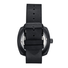 Load image into Gallery viewer, Heritor Automatic Davenport Engraved-Case Leather-Band Watch w/ Date - Black - HERHS3206