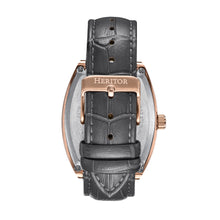 Load image into Gallery viewer, Heritor Automatic Masterson Semi-Skeleton Leather-Band Watch - Rose Gold/Grey - HERHS3505