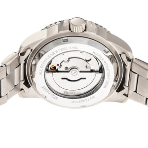 Heritor Automatic Lucius Bracelet Watch w/Date - Silver/Blue - HERHR7803