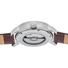 Load image into Gallery viewer, Heritor Automatic Protégé Leather-Band Watch w/Date - Silver/Brown - HERHS2902