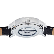 Load image into Gallery viewer, Heritor Automatic Protégé Leather-Band Watch w/Date - Silver/Black - HERHS2901