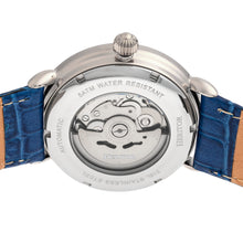 Load image into Gallery viewer, Heritor Automatic Mattias Leather-Band Watch w/Date - Silver/Blue  - HERHR8403