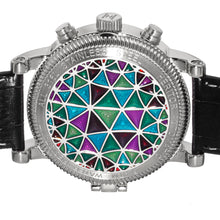 Load image into Gallery viewer, Heritor Automatic Legacy Leather-Band Watch w/Day/Date - Silver/Black - HERHR9701