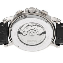 Load image into Gallery viewer, Heritor Automatic Kingsley Leather-Band Watch w/Day/Date - Silver/White - HERHR4807