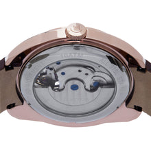 Load image into Gallery viewer, Heritor Automatic Roman Semi-Skeleton Leather-Band Watch - Rose Gold/Light Brown - HERHS2204