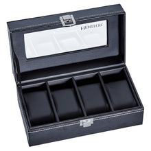 Load image into Gallery viewer, Heritor Automatic Watch Storage Box 4 Slot - HERBOX4
